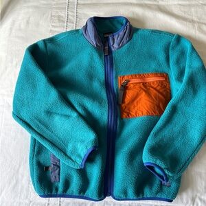 Patagonia Turquoise Fleece with chest pocket